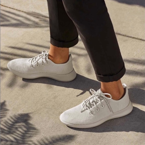 allbirds Classics Tree Runners Sneakers Shoes Womens 8 Kaikoura White - Picture 3 of 15